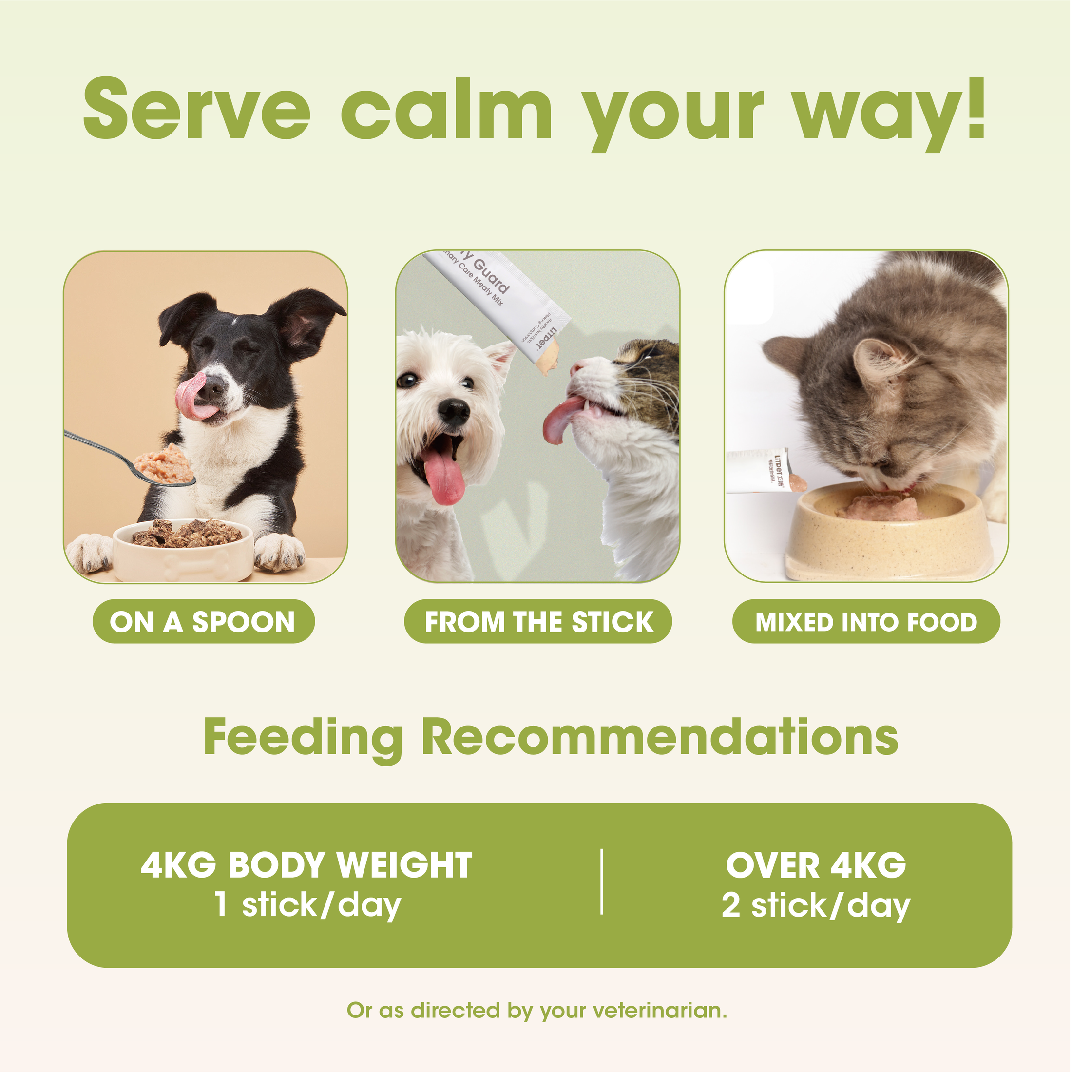 Pawsitive Calm Meaty Mix Paste for Cats & Dogs