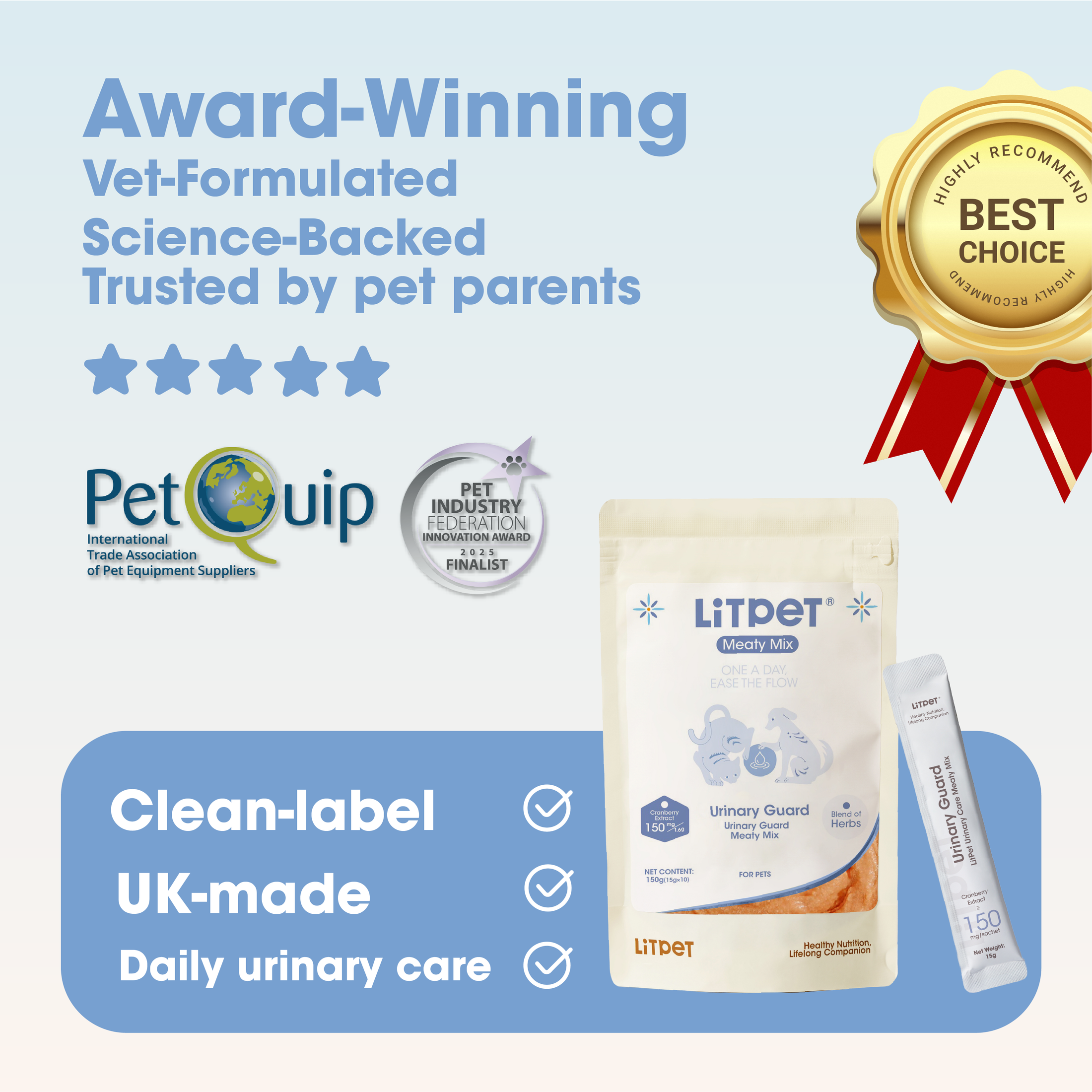 Urinary Guard Meaty Mix Paste for Cats & Dogs